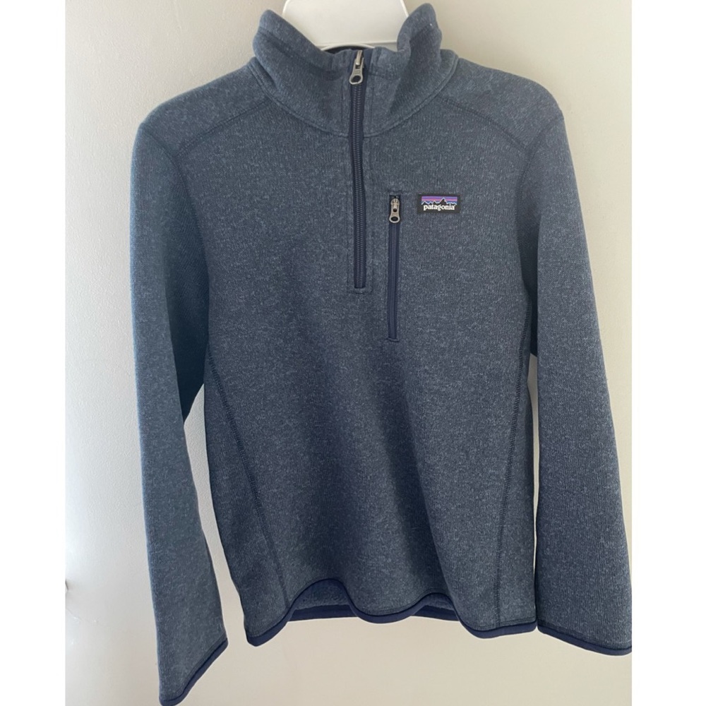 Size 10 kids 3/4 zip Patagonia pull over